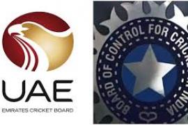 BCCI Emirates Cricket Board combo logo