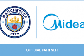 Manchester City Midea combo logo