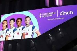 Tottenham Cinch sleeve sponsor