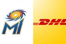 Mumbai Indians DHL Express combo logo
