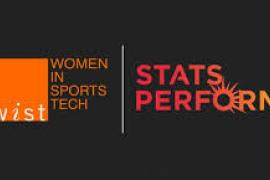 Stats Perform Women in Sports Tech combo logo