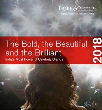 Duff & Phelps Celebrity Brand Valuation Report 2018