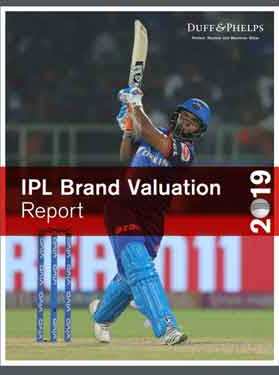 Duff & Phelps IPL Brand Valuation Report 2019 Cover