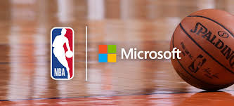 NBA Microsoft combo logo