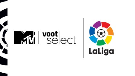 MTV Voot LaLiga combo logo