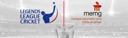 Legends League Cricket MEMG combo logo