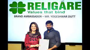 Religare signs Yogeshwar Dutt