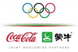 IOC Coca-Cola Mengniu combo logo