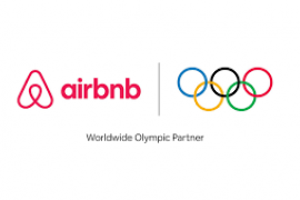 IOC Airbnb combo logo