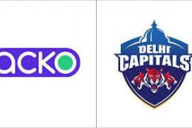Delhi Capitals Acko General Insurance combo logo