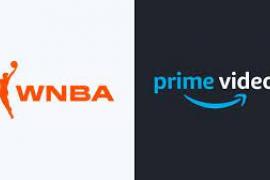 WNBA Amazon Prime combo logo
