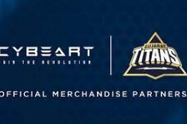 Cybeart Gujarat Titans merchandising partner