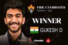 FIDE Candidates - Gukesh D wins