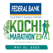 Federal Bank Kochi Marathon logo